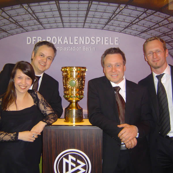 Tommy Richter, Ellingtones@DFB-Pokalfinale Berlin 2010 / Foto: Ellingtones